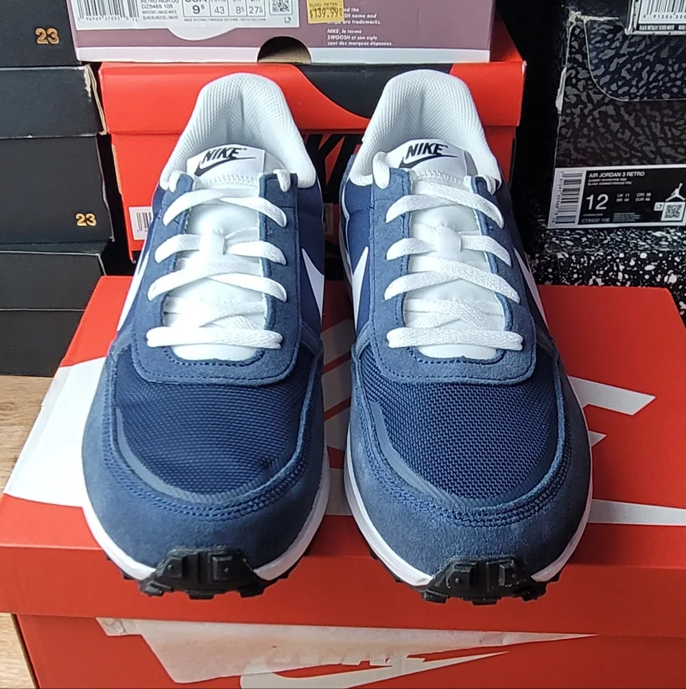 Nike Waffle Nav Men's Blue/White Sneakers Size 12